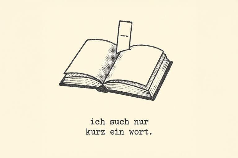 Typewriter Art / Art Typing zu "Wörterliste"