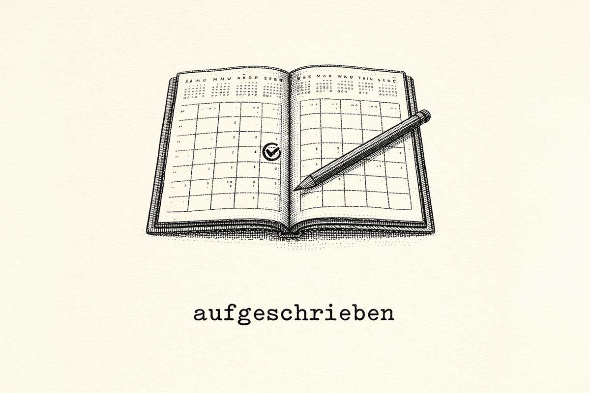 kalender 2026: was man aufschreibt, passiert