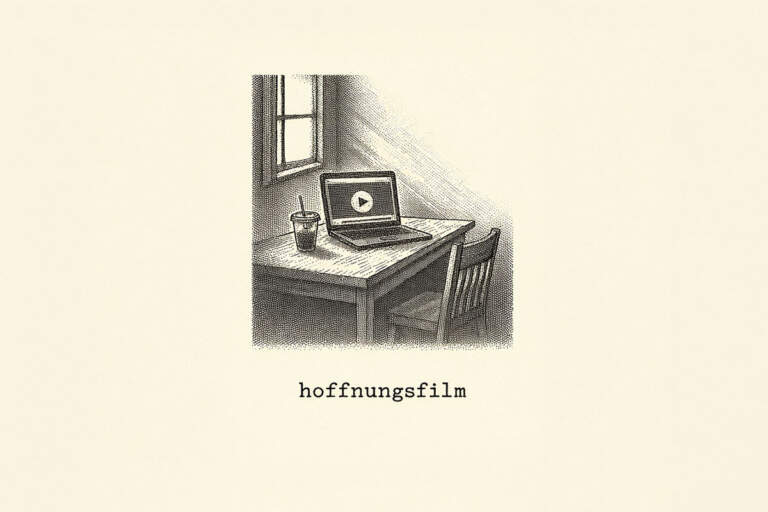 Typewriter Art / Art Typing zu "hoffnungsfilm"